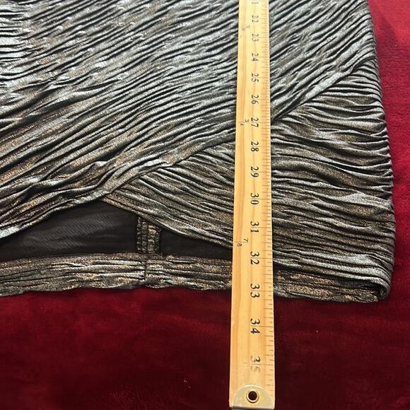 TORN BY RONNY Small KOBO $275 Metallic Stretch  Mini Dress Size S - Picture 10 of 10